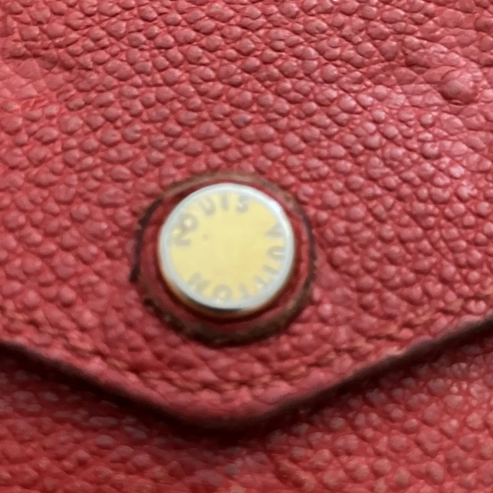 Louis Vuitton Red Women's monogram empreinte Wallet - Picture 2 of 13